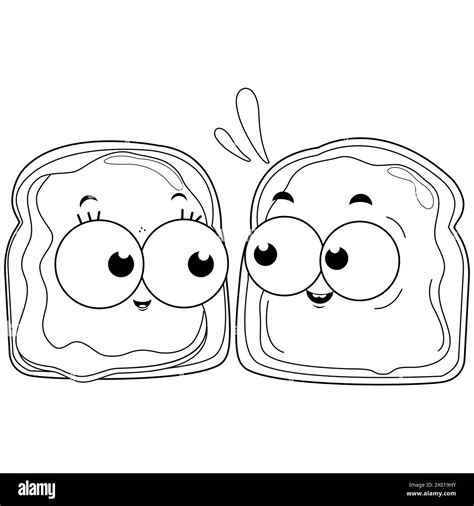 white black jelly bread