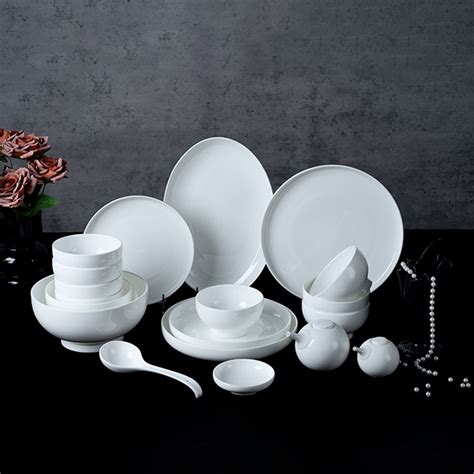 White Bone China Dinnerware Sets