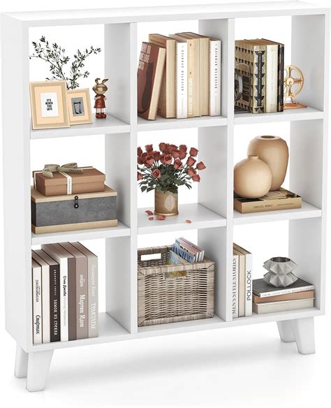 White Bookcase With Feet