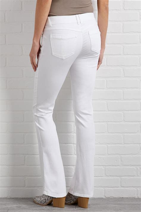 white bootcut jeans juniors