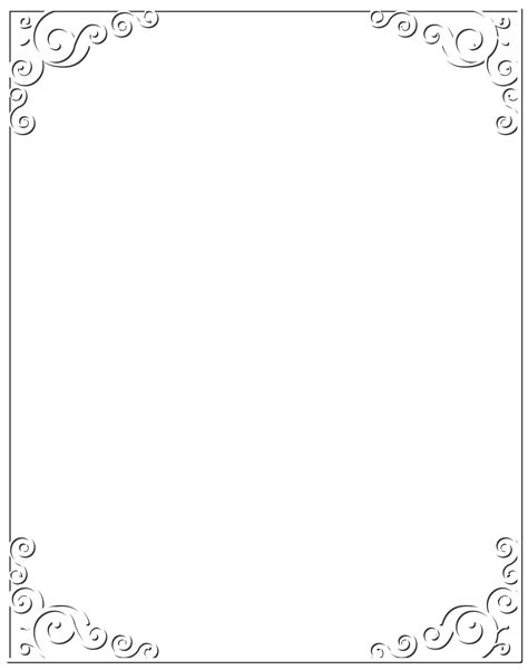 White Border Frame Design
