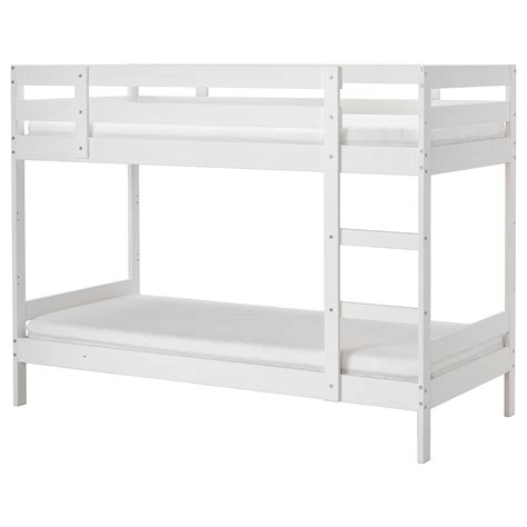 White Bunk Bed Frame