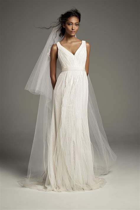 white by vera wang wedding dresses