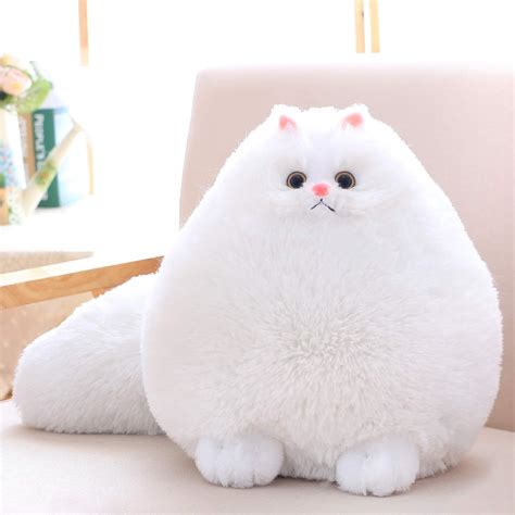 white cat stuffy
