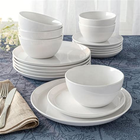 white ceramic dinnerware sets