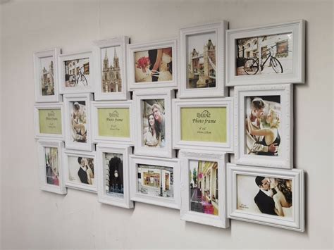 White Collage Frames Large
