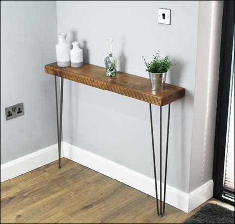 White Console Table Depth 20Cm