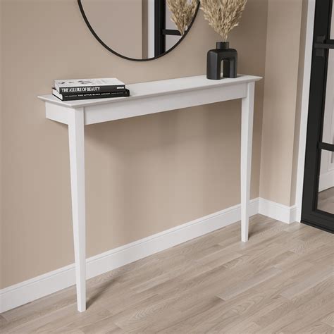 White Console Table Thin