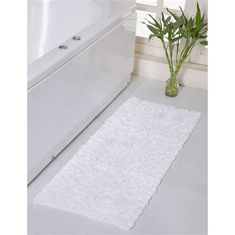White Cotton Bath Runner