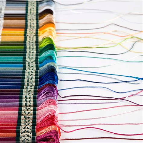 White Cross Stitch Thread