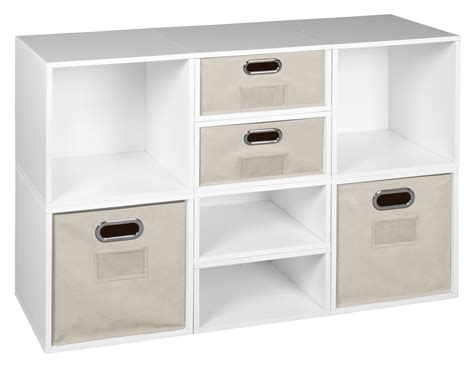 white cube organizer shelf
