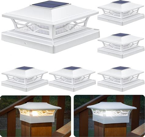 White Deck Post Lights 4X4