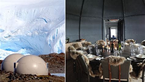 white desert hotel antarctica location