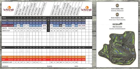 white eagle golf course naperville scorecard