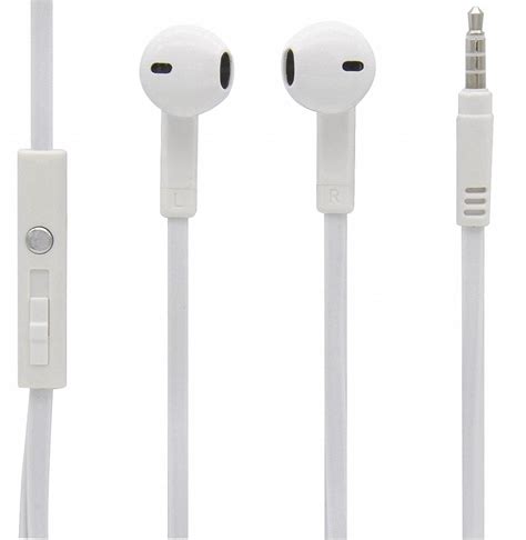 white earbuds wired
