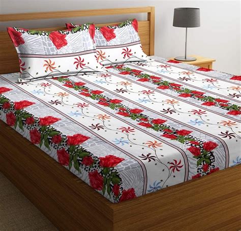 White Embroidery Bed Sheet
