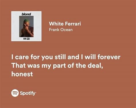 Wow. Best explanation for White Ferrari by Frank Ocean Frank ocean