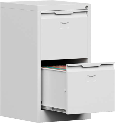 White Filing Cabinet Two Drawer