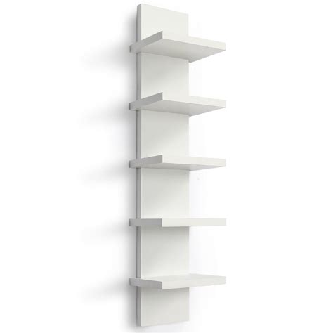 White Floating Shelves Narrow