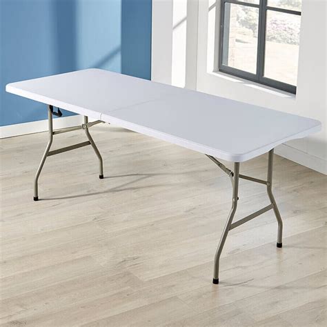 White Folding Table Homebase