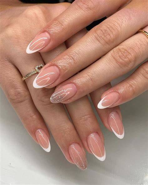 white french tip nail designs