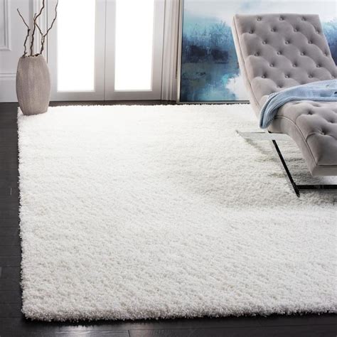 blomster.shop:white fuzzy rug cheap