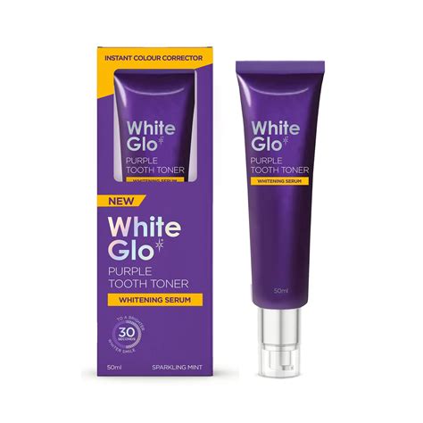 white glo purple tooth toner review