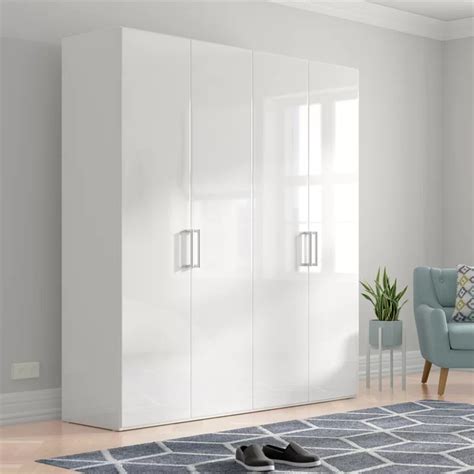 White Gloss Bedroom Cupboards