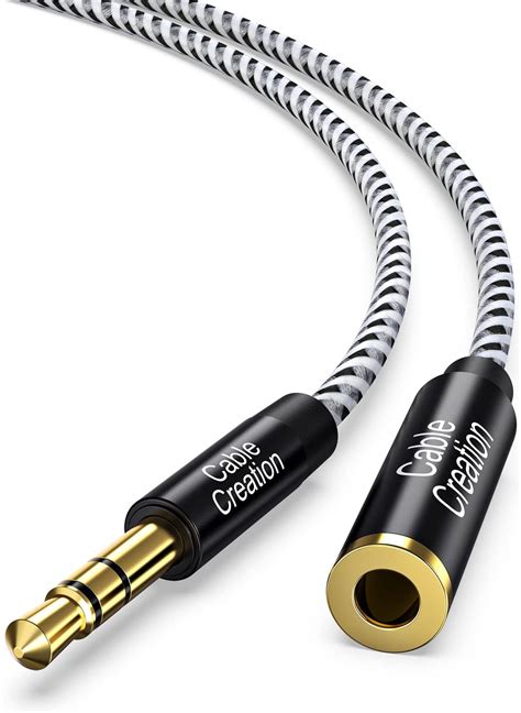 White Headphone Extension Cable