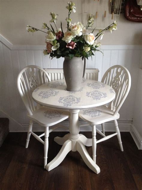 white indoor bistro set