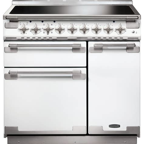 White Induction Range Cooker