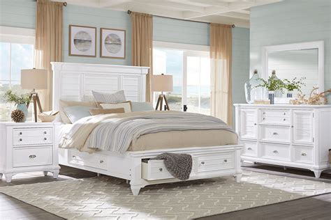 White King Size Bedroom Set