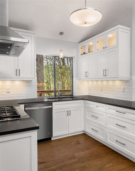 White Kitchen Cabinets With Black Countertops: A Perfect Combination