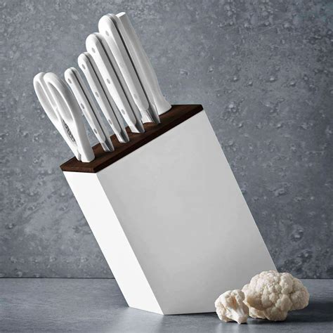 White Knife Block Set Canada