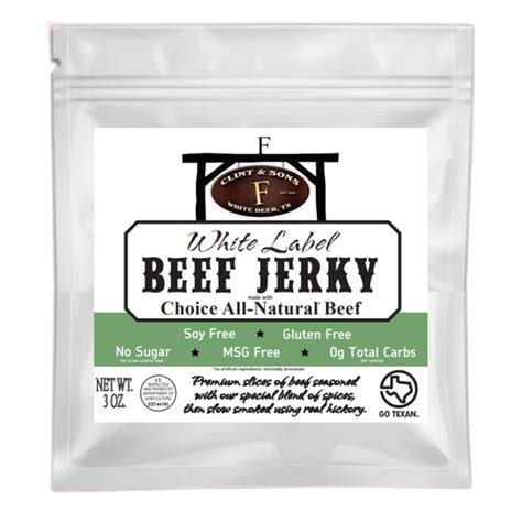 White Label Jerky