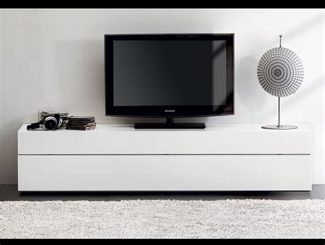 White Lacquer Floating Tv Stand