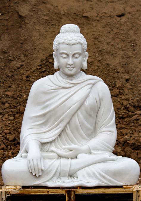 White Large Buddha Statue
