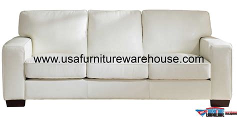 White Leather Sofa Usa