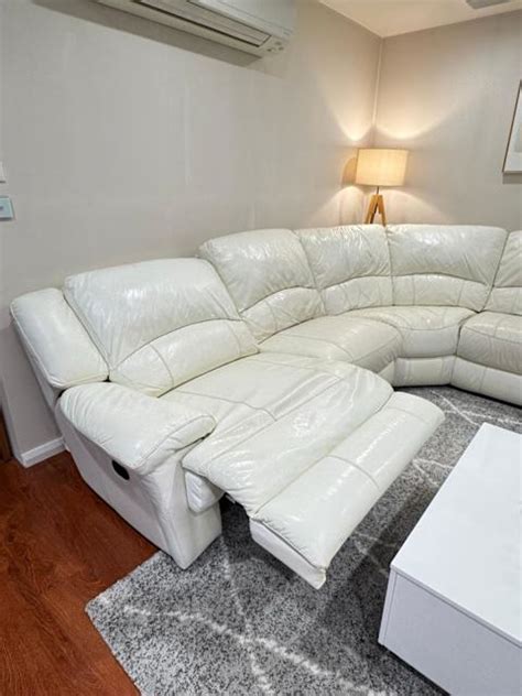 White Leather Sofas Gumtree