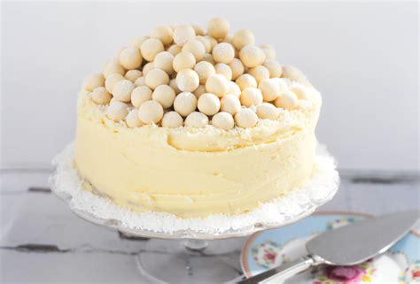 White Malteser Cake