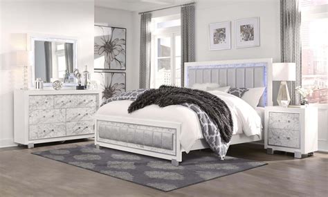 White Marble Bedroom Set