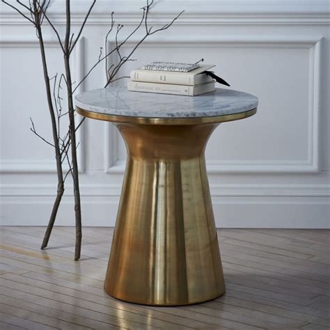 White Marble Top Side Tables