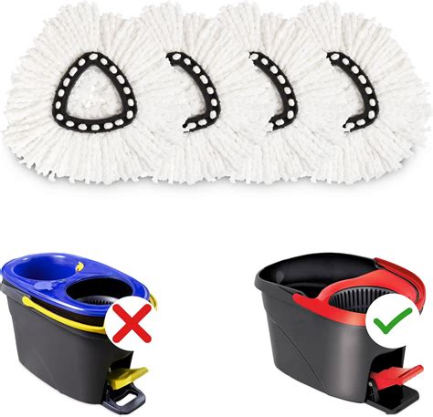 White Microfiber Mop Heads