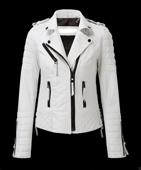 white moto jacket women's