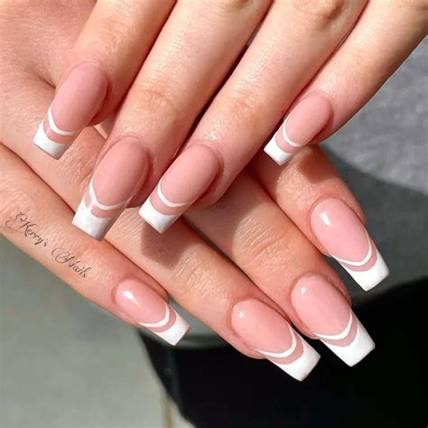 White Nail Tips Meaning