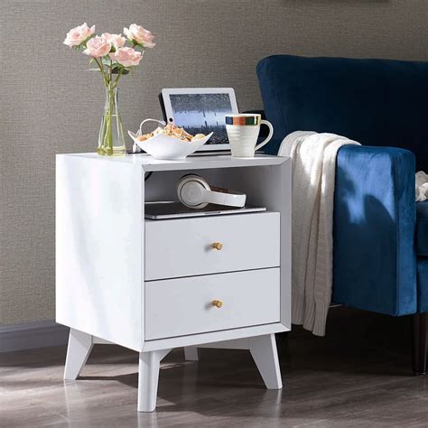 White Night Tables For Bedroom