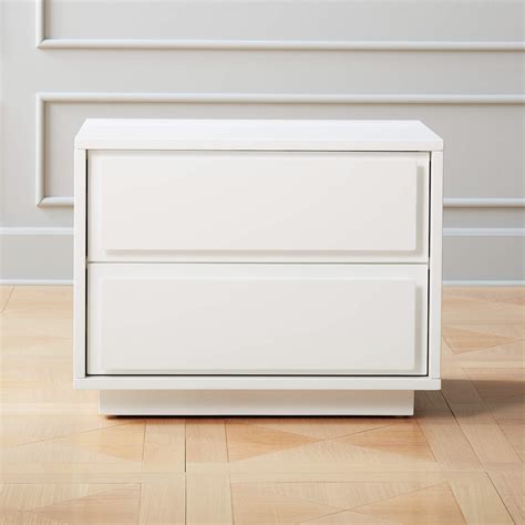 White Nightstand Cb2