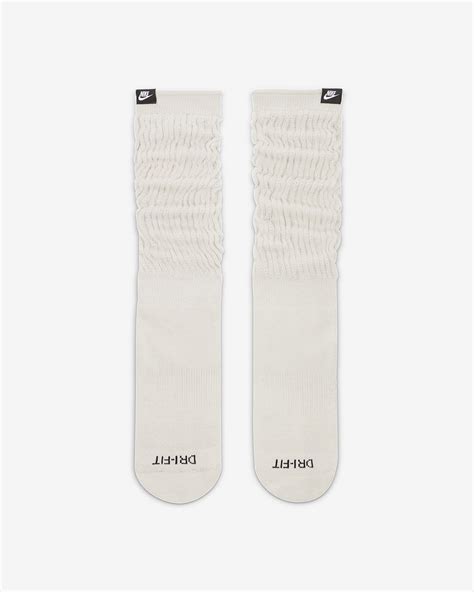 White Nike Slouch Socks