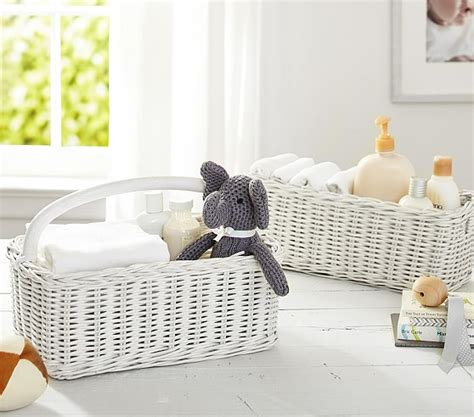 White Nursery Storage Baskets
