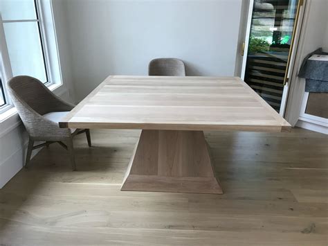 White Oak Dining Table Base